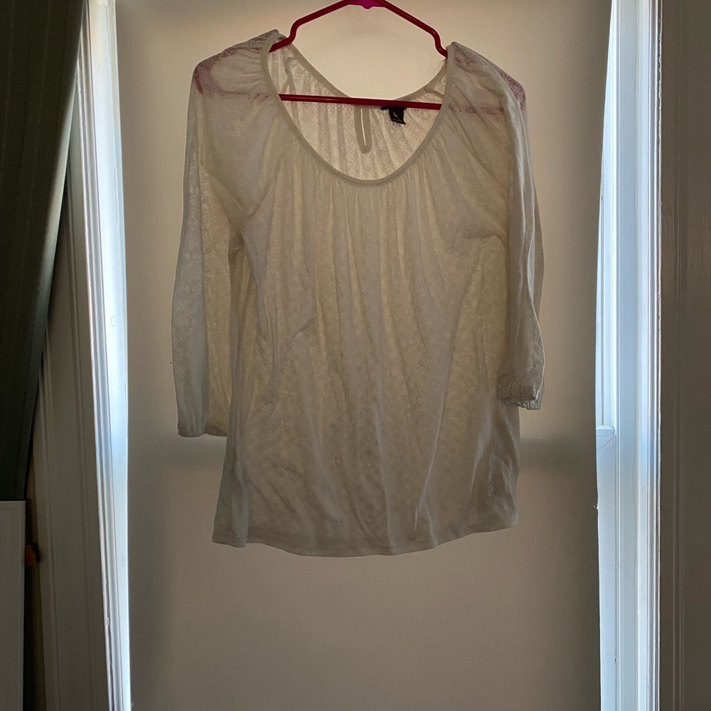 Simple white blouse!